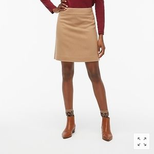 J Crew wool camel skirt